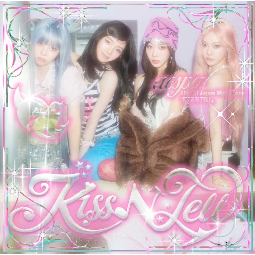 AESPA - Japan 1st Mini Album [KISS N TELL] | Shopee Brasil
