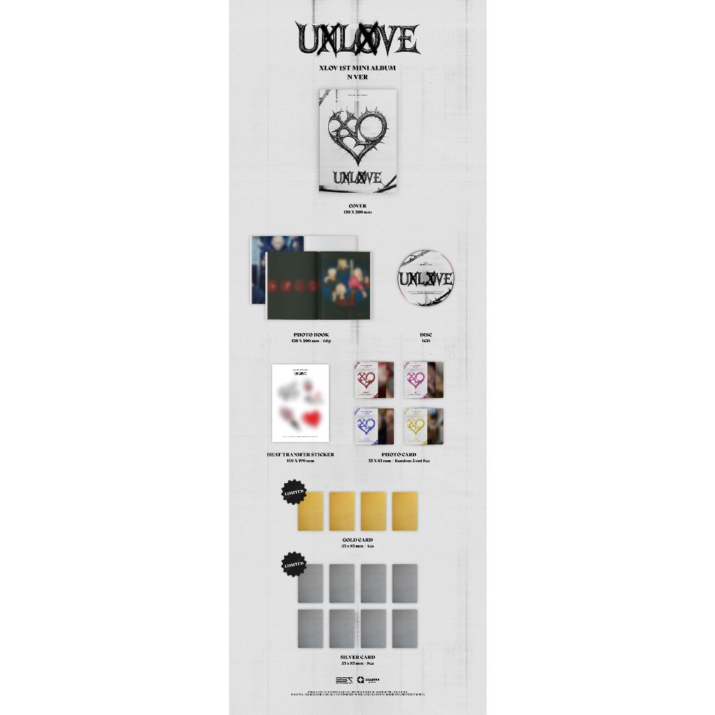 XLOV - [ UXLXVE ] 1ST MINI ALBUM | Shopee Brasil