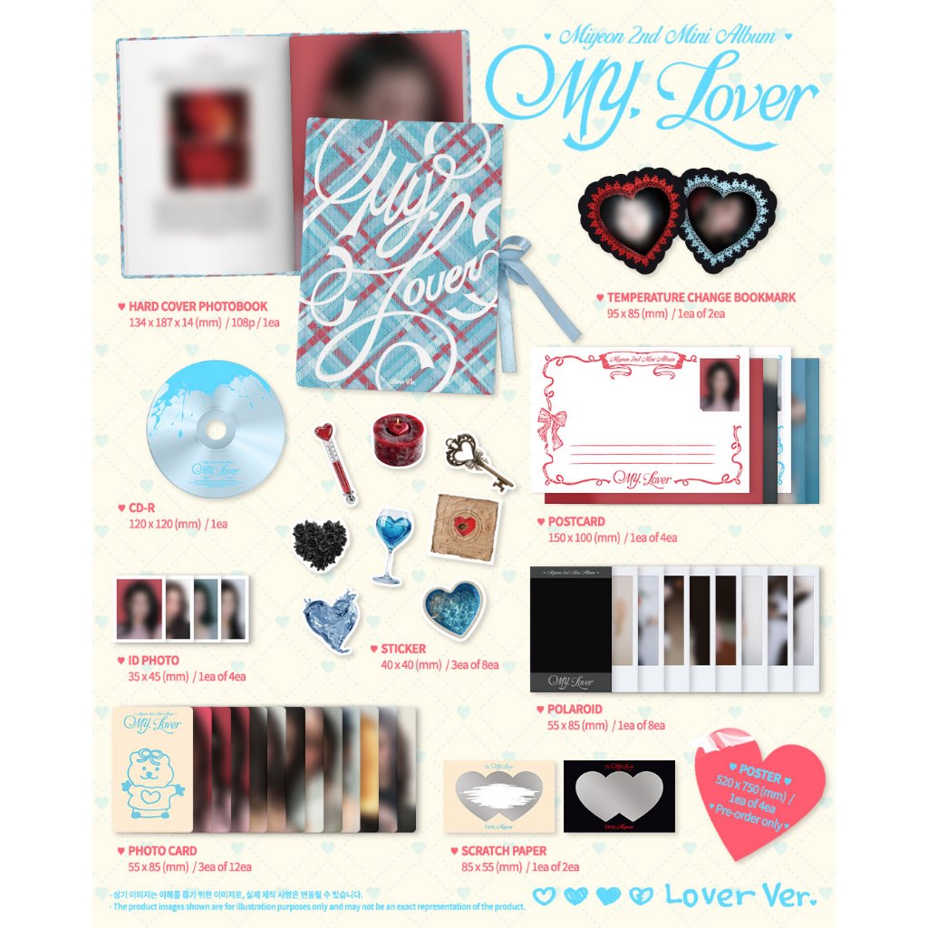 POB] MIYEON (i-dle) [MY, Lover] 2nd Mini Album (4th Nov.2025