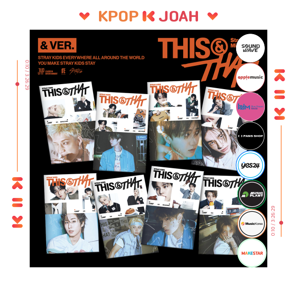 straykids album まとめ 未開封 7冊 POB] (& ver.) Stray Kids [THIS & THAT] Mini Album (7th Aug.2026