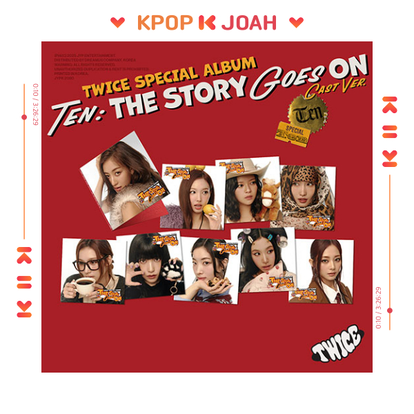 Cast ver.) TWICE [TEN: The Story Goes On] Special Album (10th Oct