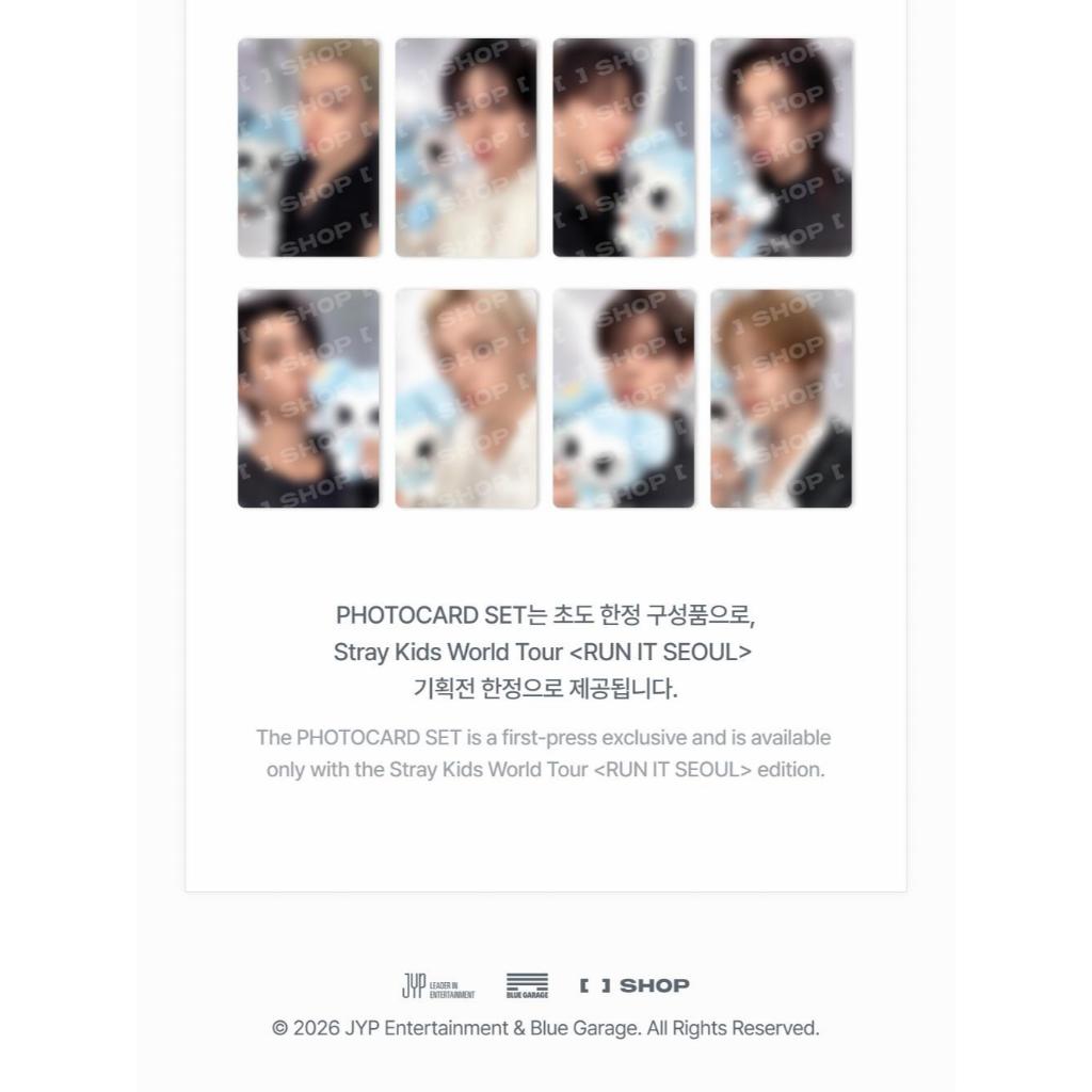 TASY PLUSH ORIGINAL Ver. Stray Kids World Tour RUN IT MD | Shopee