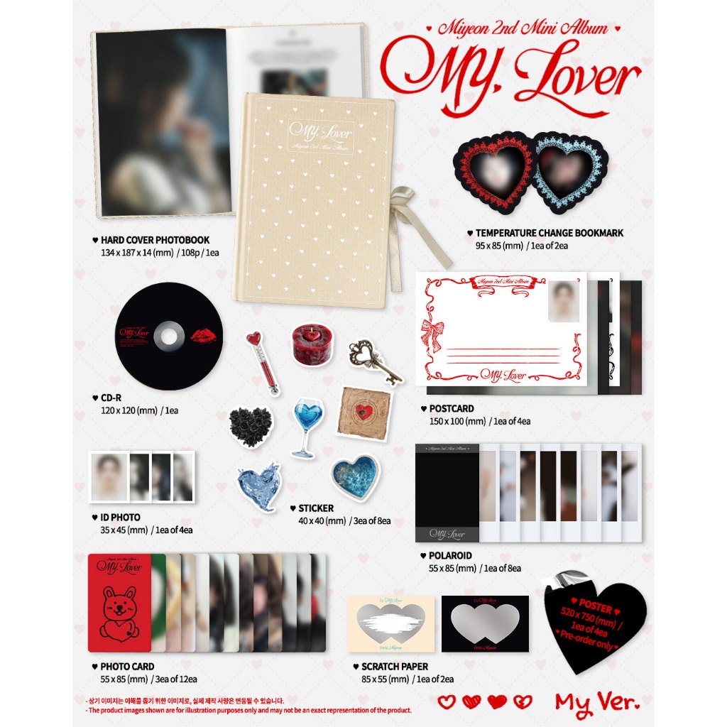 POB] MIYEON (i-dle) [MY, Lover] 2nd Mini Album (4th Nov.2025