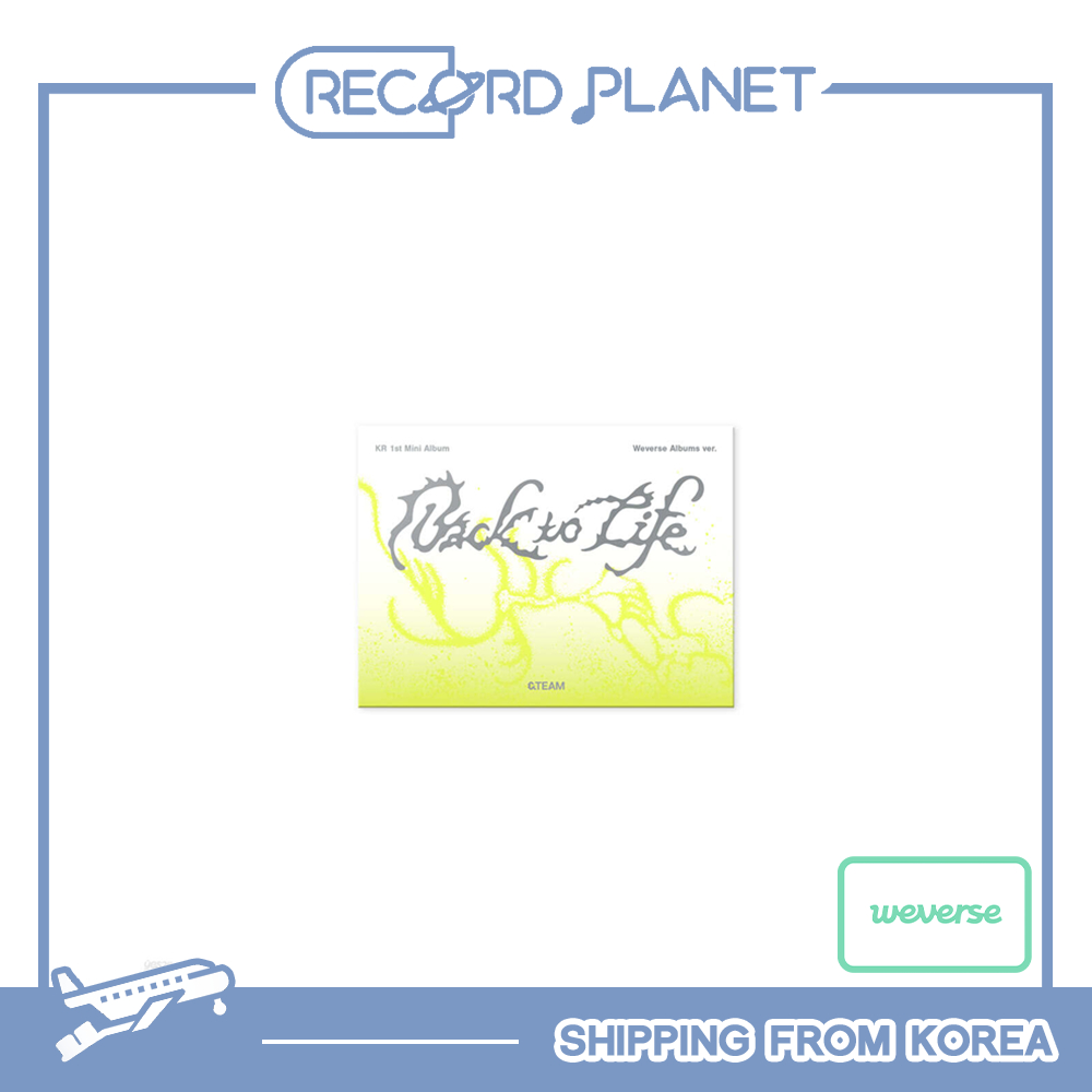 POB] &TEAM KR 1st Mini Album 'Back to Life' Photocard Box (Weverse