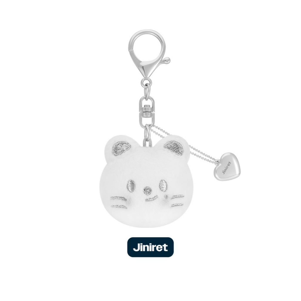 SKZOO FACE KEYRING SILVER Ver.) Stray Kids [celebrATE] MD (15th