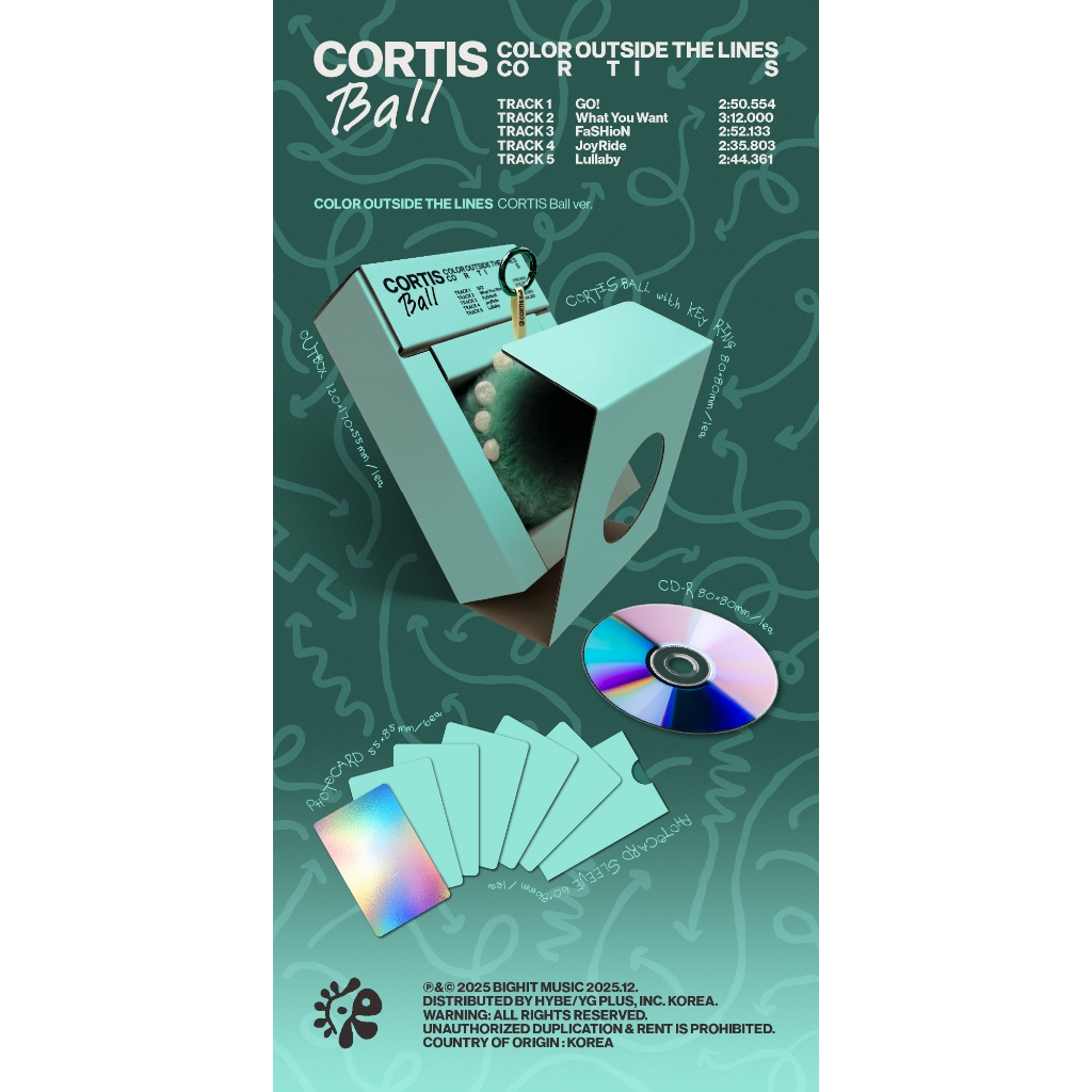 CORTIS - [ COLOR OUTSIDE THE LINES ] 1ST (CORTIS BALL Ver