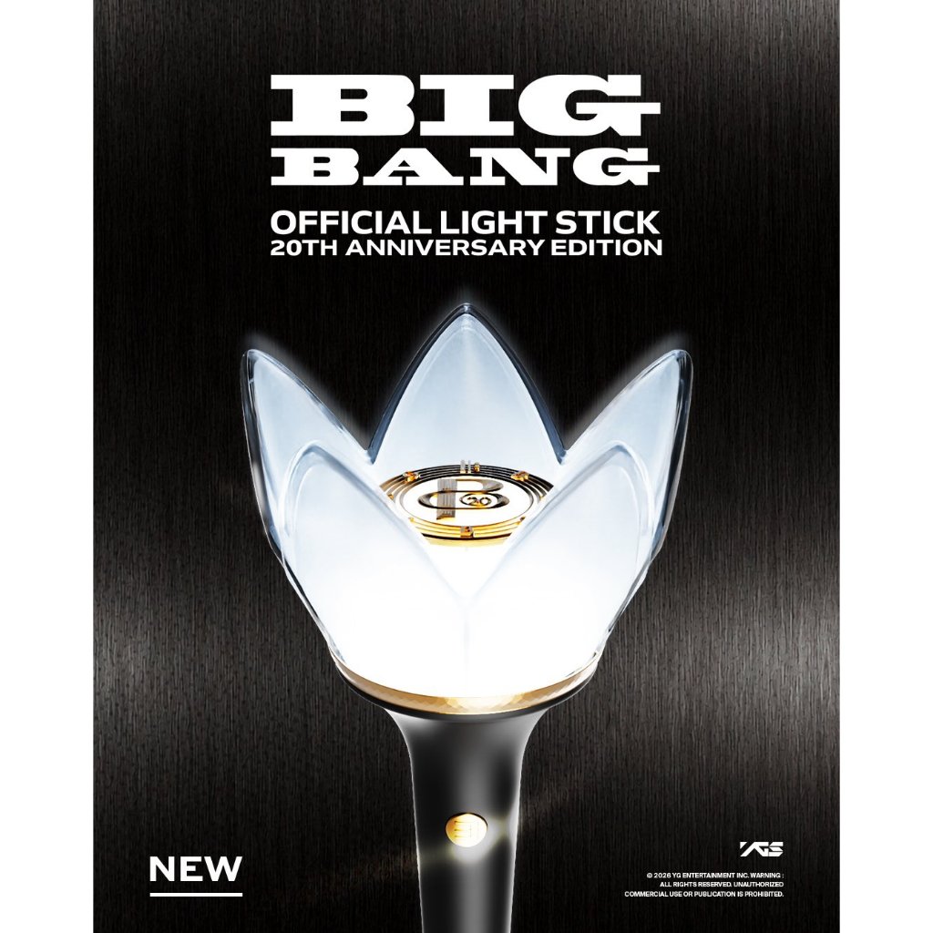 Ready Stock) BIGBANG Official Light Stick 20th Anniversary Edition