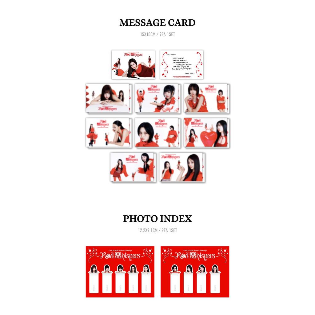 TWICE 2026 SEASON'S GREETINGS [RED WHISPERS] | Shopee Brasil