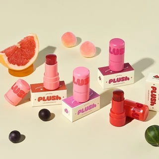 PLUSH Water Jelly Tint Lip & Cheek 4 Cores Textura Gelatinosa Úmida Lábios E Blush De Longa Duração | Matiz Brilhante K-