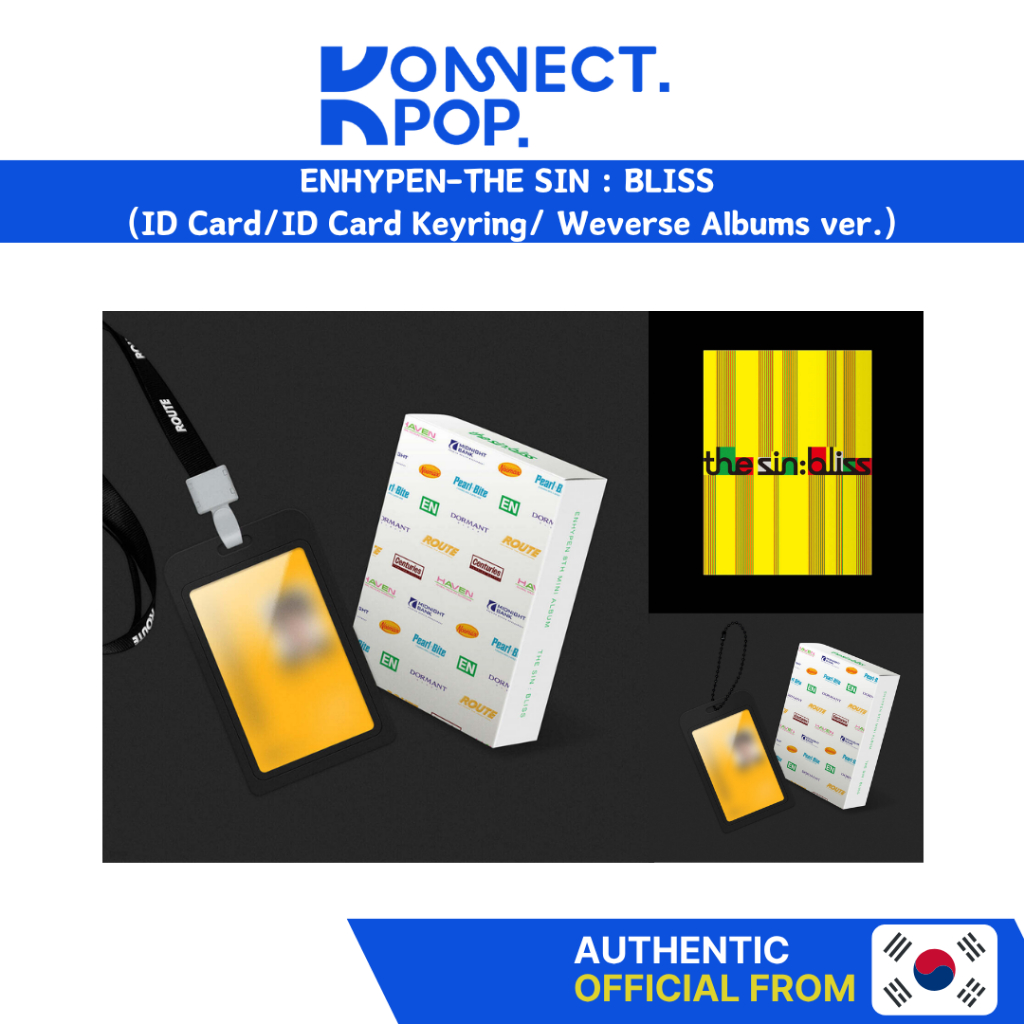 ENHYPEN　トレカ　THE SIN : BLISS　weverse　HMV➁ ENHYPEN-THE SIN : BLISS (Cartão De Identificação/Chaveiro De