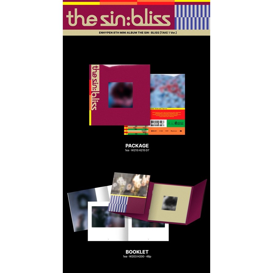 ENHYPEN THE SIN:BLISS 7枚x5セット 合計35枚 アルバム ENHYPEN 8th Mini Album [ THE SIN : BLISS ] Photobook Ver. | Shopee