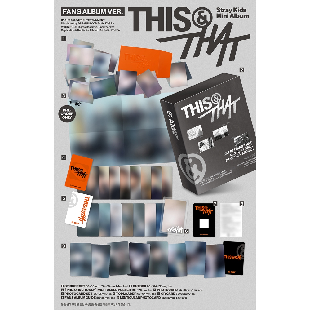 Stray Kids Mini Album - This & That (FANS ALBUM Ver.) | Shopee Brasil