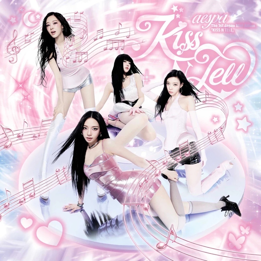 AESPA - Japan 1st Mini Album [KISS N TELL] | Shopee Brasil