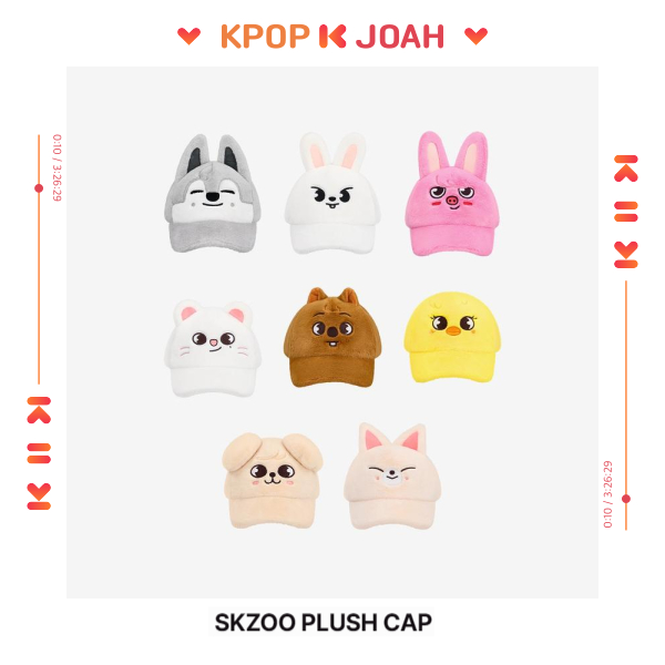SKZOO PLUSH CAP) Stray Kids [STAY in Our Little House] MD (Jul
