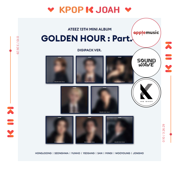 POB] (DIGIPACK ver.) ATEEZ [GOLDEN HOUR : Part.4] 13th Mini Album