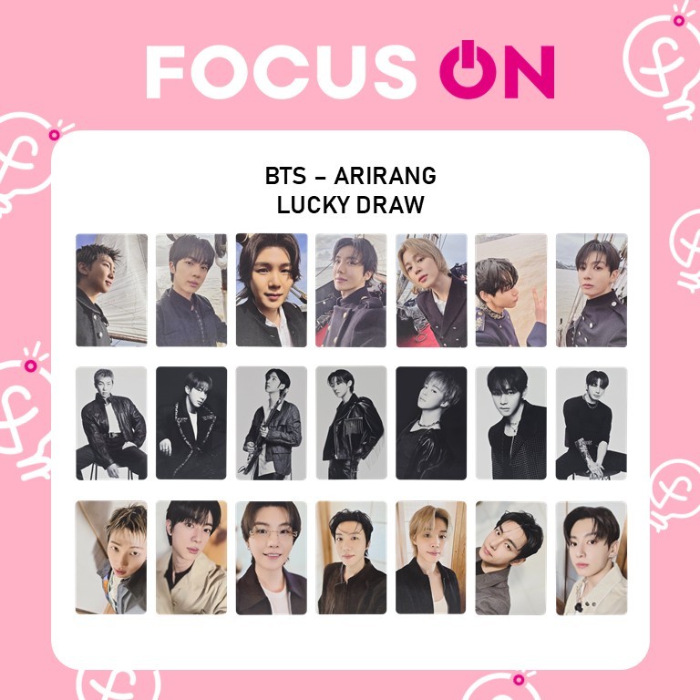 BTS ラキドロweverse WITHMUU MusicKorea BTS LUCKYDRAW WEVERSE MUSICKOREA WITHMUU ARIRANG PHOTOCARD