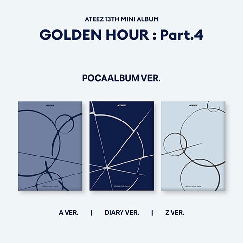 ATEEZ - GOLDEN HOUR : Part.4 (POCAALBUM VER.) | Shopee Brasil