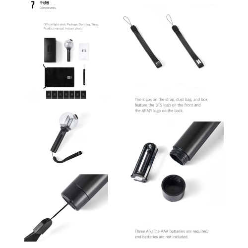 BTS OFFICIAL LIGHT STICK VER.4 - ARMY BOMB VER.4 | Shopee Brasil