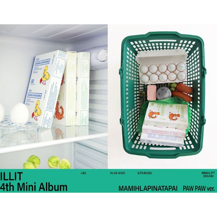 ILLIT 4th Mini Album [ MAMIHLAPINATAPAI ] PAW PAW ver. | Shopee Brasil