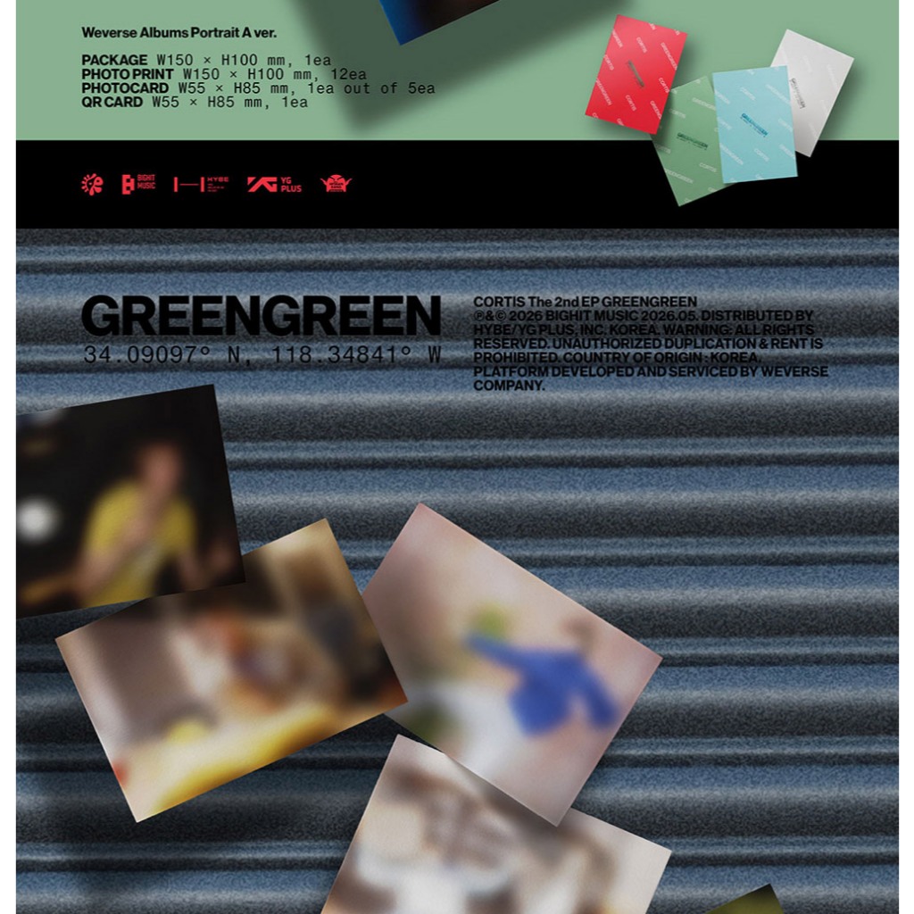 Special Lucky Draw] (Weverse Albums ver.) CORTIS [GREENGREEN] 2nd