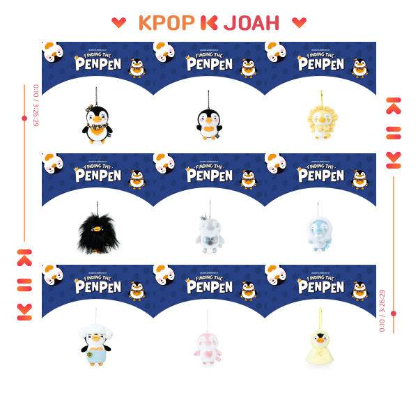 アイドル PENPEN PLUSH KEYRING PVC FIGURE KEYRING PENPEN PLUSH KEYRING) LEE JUNHO - PENPEN Pop-Up [FINDING THE