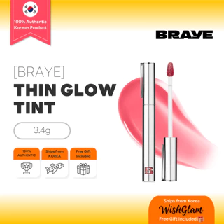 BRAYE Thin Glow Tint Lip Pen (10 Cores) | Lip Tint Oil-Based com Efeito Water Glow | Brilho Construível e Longa Duração • Hidratante • Vegano • Leve • Maquiagem Coreana em Oferta na Shopee