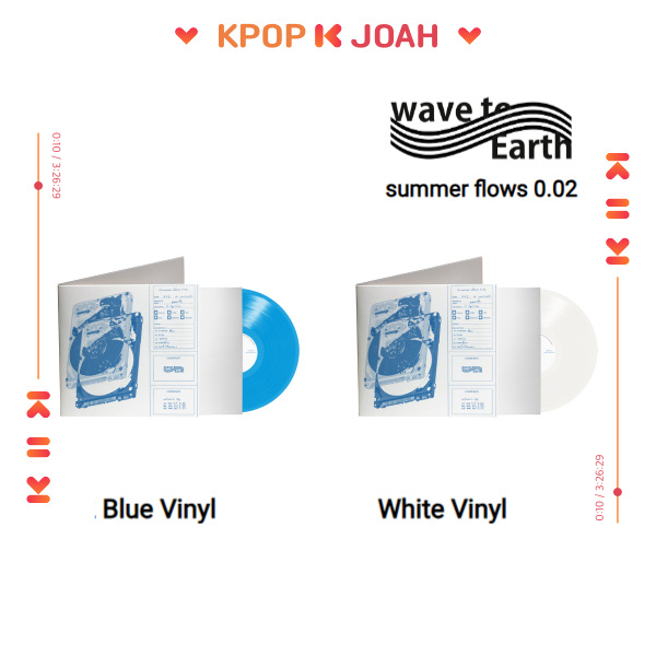 Blue / White Vinyl) wave to earth [summer flows 0.02] 2nd EP Album