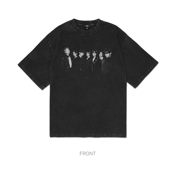 Camiseta Com Foto S/(Preta)] BTS-WORLD TOUR [ARIRANG] MD (17 De