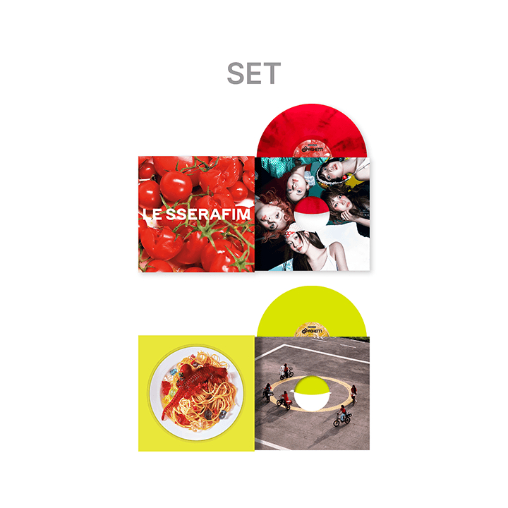 LE SSERAFIM SPAGHETTI LP TARGET限定 ユンジン LE SSERAFIM 1st Single 'SPAGHETTI' Vinyl LP (6th Feb.2026