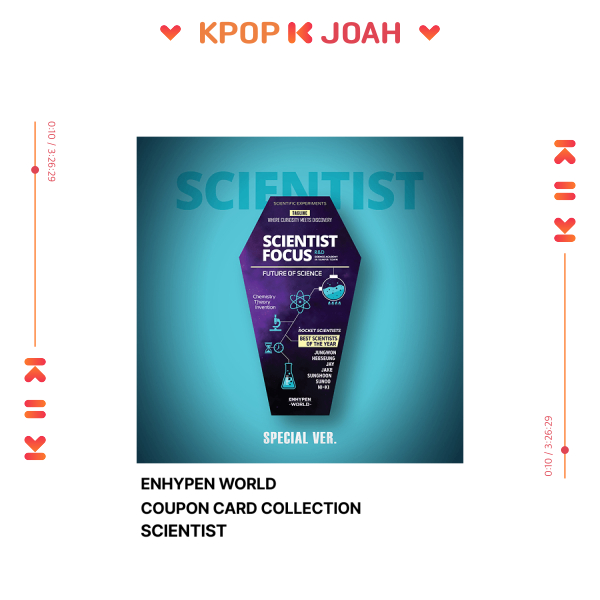 SCIENTIST Special ver.) ENHYPEN - WORLD COUPON CARD COLLECTION