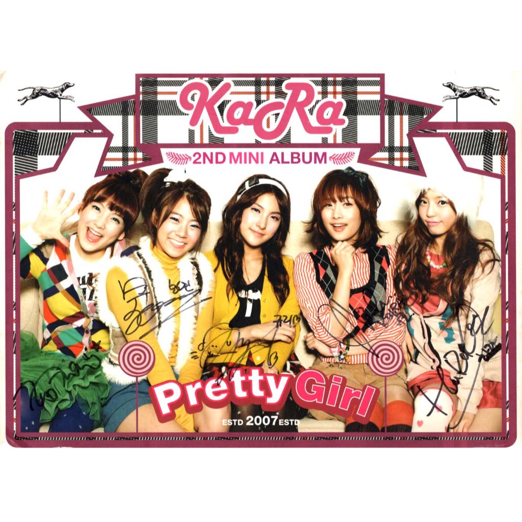 K-POP・アジア KARA  CD Kara-Pretty Girl (2o Mini-Álbum Assinado Em CD) | Shopee Brasil