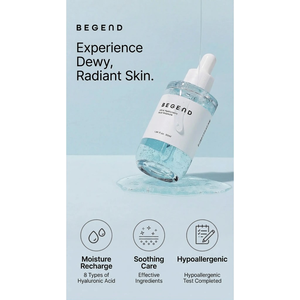 Ampola De Umidade De Ácido Ultra Hialurônico VIGENT | Shopee Brasil
