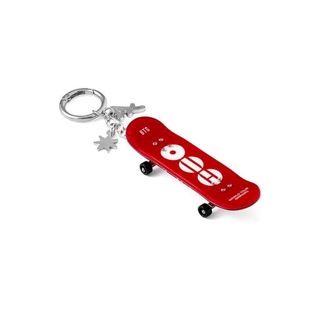 Ready Stock) BTS World Tour Arirang Mini Skateboard Keyring