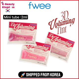 Fwee 3D Voluming Lip Tint-Mini Tubo 2ml – Glossy | Liptint De Beleza Coreana em Oferta na Shopee
