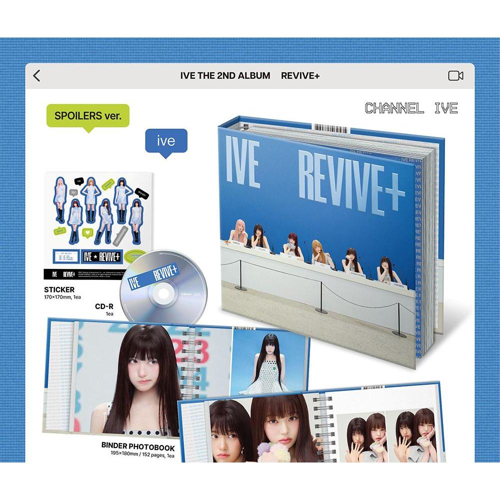 SPOILERS ver.) IVE - THE 2ND ALBUM [REVIVE+] | Shopee Brasil