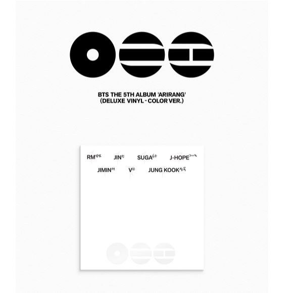 BTS 5th Full Album [ ARIRANG ] Deluxe Vinyl Ver. | Shopee Brasil