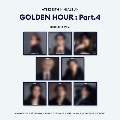 ATEEZ - GOLDEN HOUR : Part.4 (DIGIPACK VER.) | Shopee Brasil