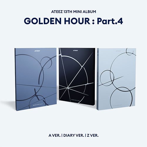 コンプリート　MUSINSA ATEEZ GOLDEN HOUR Part4 ATEEZ 13th Mini Album - Golden Hour : Part.4 | Shopee Brasil