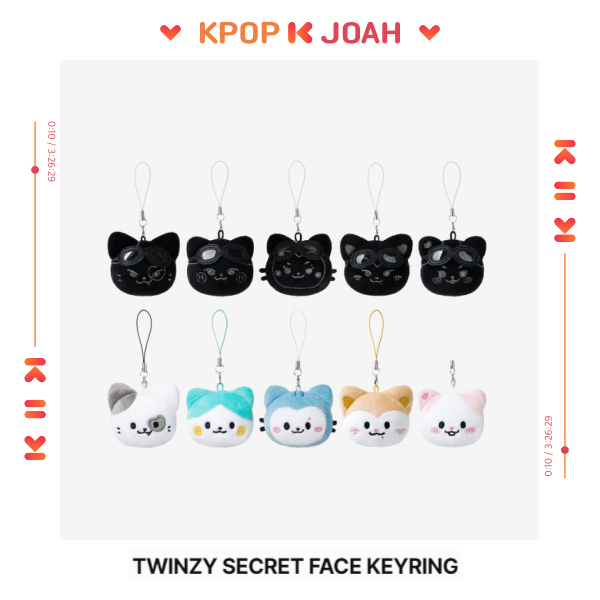 TWINZY SECRET FACE KEYRING) ITZY [TUNNEL VISION] 3rd World Tour MD