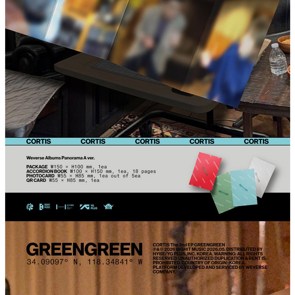 Special Lucky Draw] (Weverse Albums ver.) CORTIS [GREENGREEN] 2nd