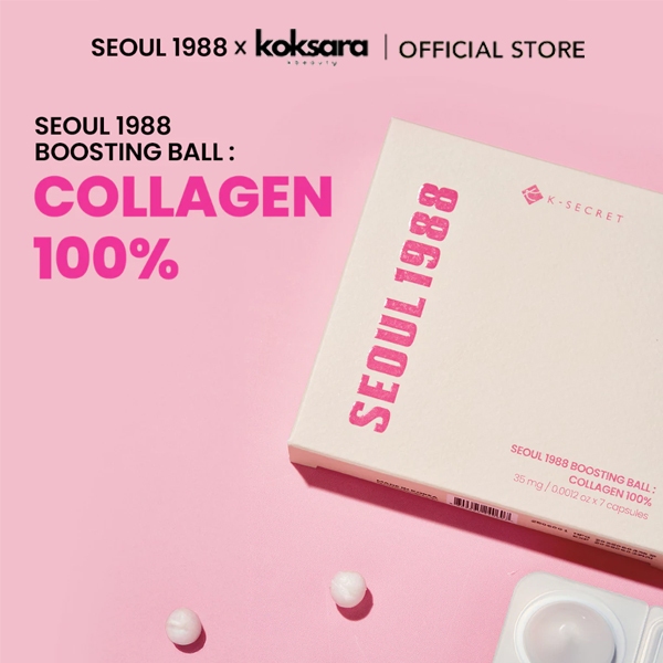 SEOUL 1988 boosting ball collagen 100% 7 capsules