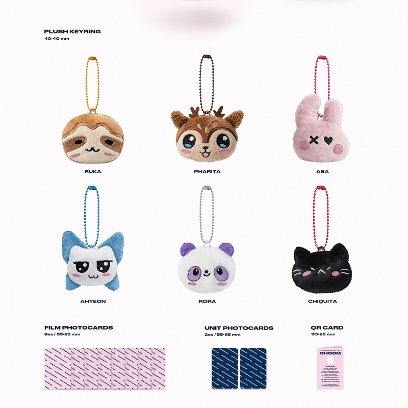 Plush Keyring ver.) BABYMONSTER [CHOOM] 3rd Mini Album (4th May