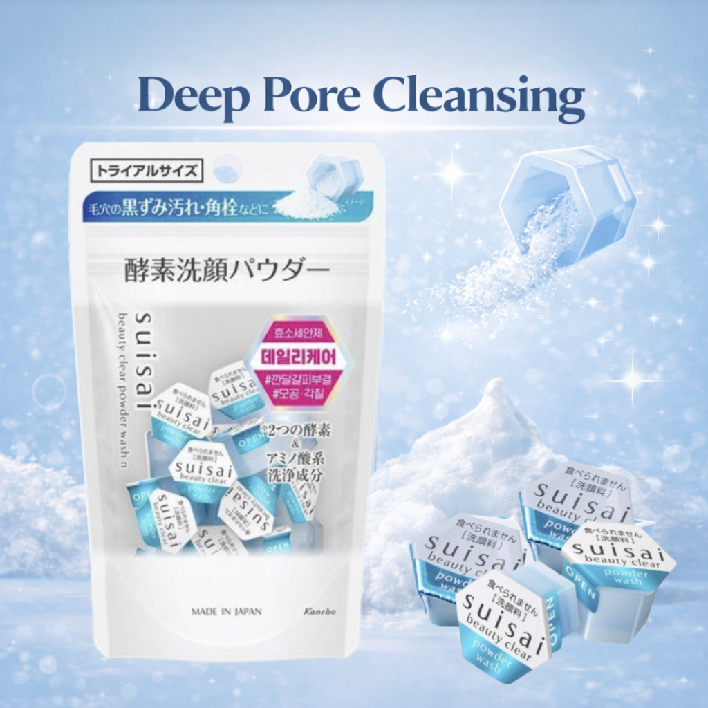 Suisai] Beauty Clear Powder Wash N | 15 Cápsulas / Kit 30 Cápsulas