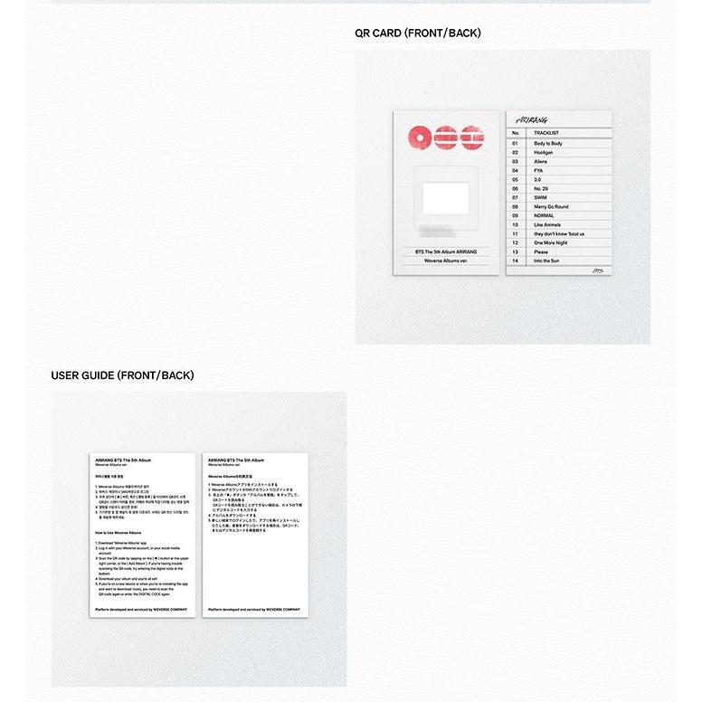 BTS - The 5th Album ARIRANG (Weverse Albums ver.) | Shopee Brasil