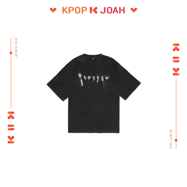 Camiseta Com Foto S/(Preta)] BTS-WORLD TOUR [ARIRANG] MD (17 De