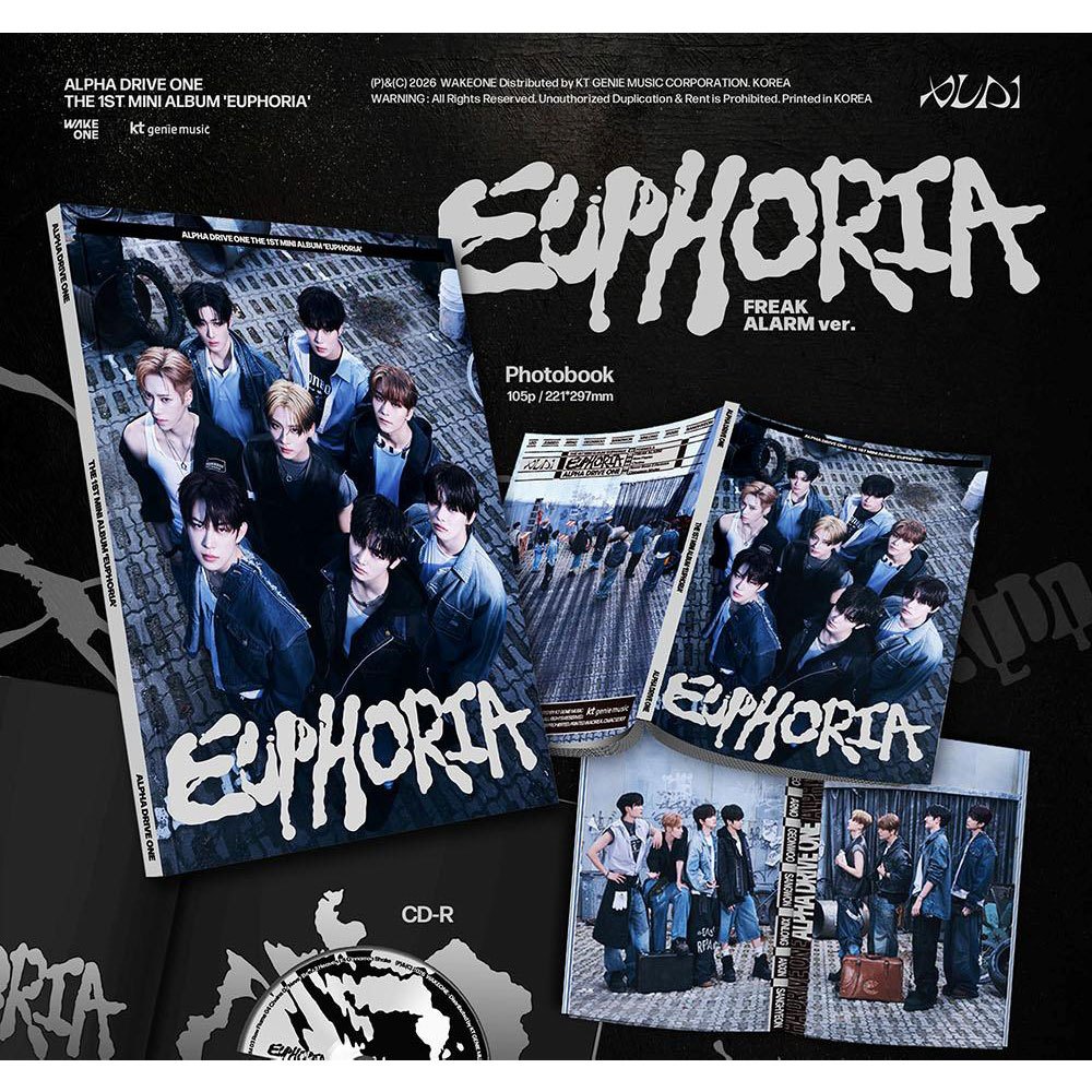 ALPHA DRIVE ONE THE 1ST MINI ALBUM - EUPHORIA (FREAK ALARM ver