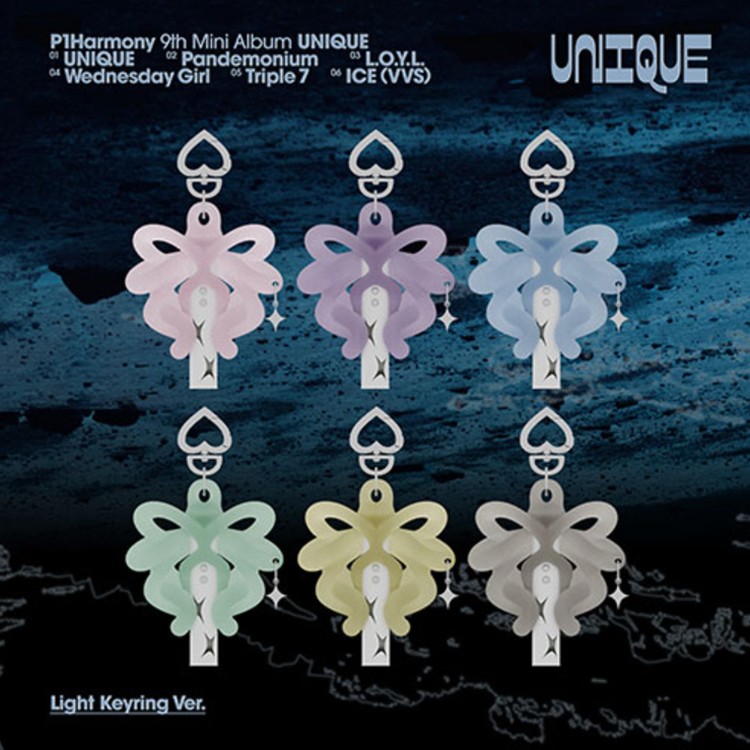 POB] (Light Keyring Ver.) P1HARMONY [UNIQUE] 9th MINI ALBUM (13th