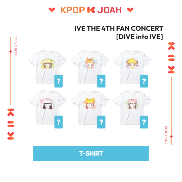 T-SHIRT) IVE - 4th FAN CONCERT [DIVE into IVE] MD (15th May.2026