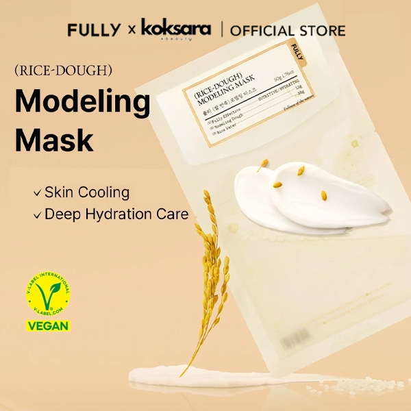 FULLY OFFICIAL Rice-Dough Modeling Mask 4ea | Shopee Brasil