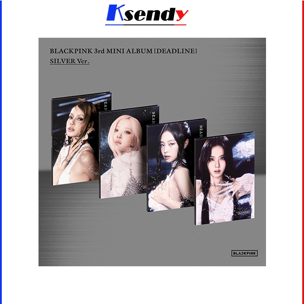 【4種セット】BLACKPINK 3rd MINI ALBUM BLACKPINK 3rd MINI ALBUM [DEADLINE] SILVER Ver. | Shopee Brasil